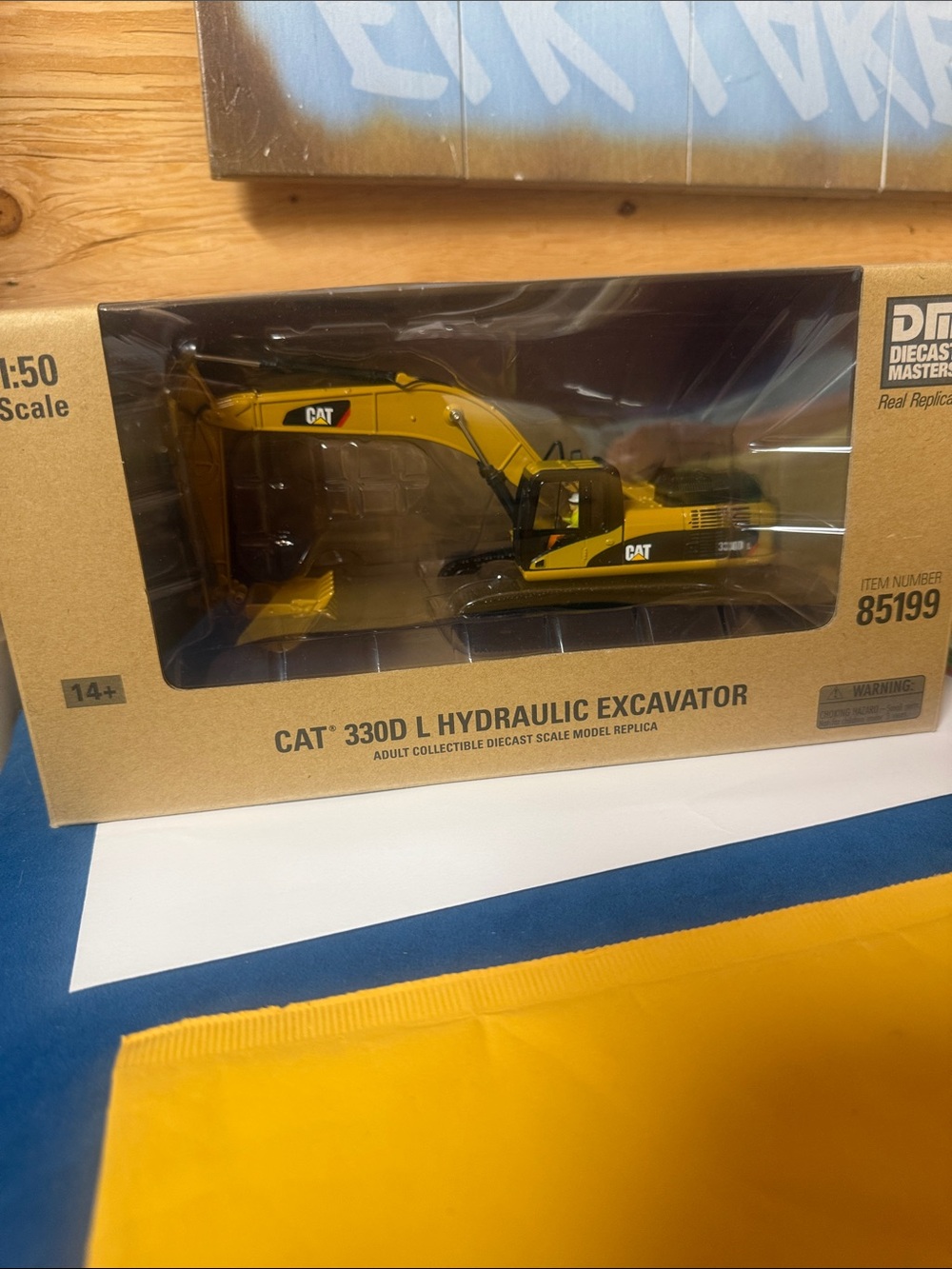 NEW in box 330D L Hydraulic Excavator Diecast Toy - Yellow